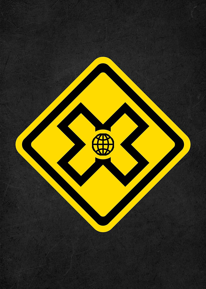 xtreme road sign warning