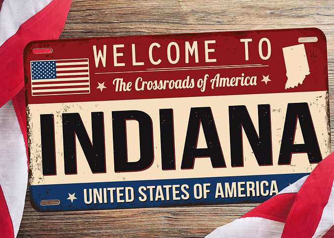 INDIANA PLATES