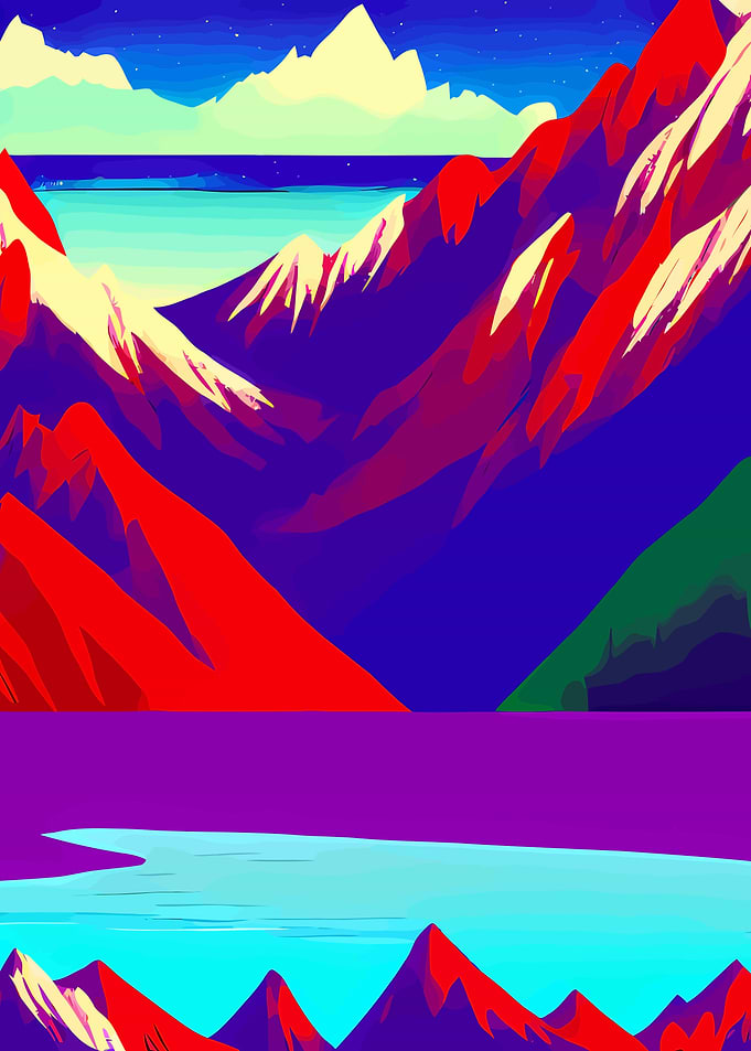 Pop Art Mountains