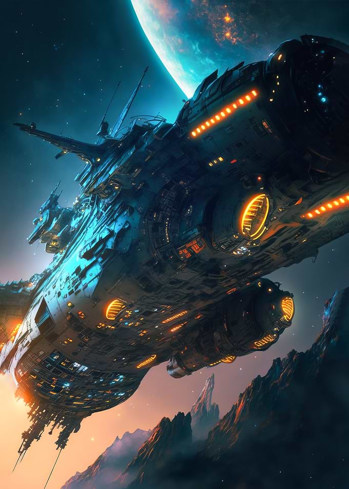 Post Apocalyptic Spaceship