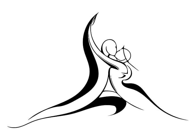 Dance Line Art Minimal