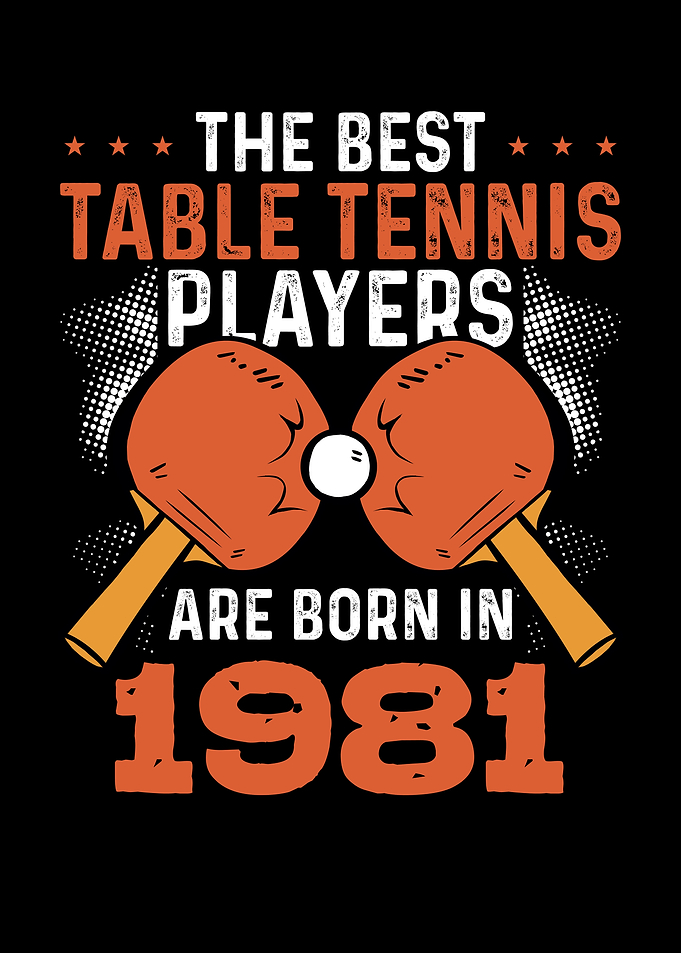 Table tennis player 1981