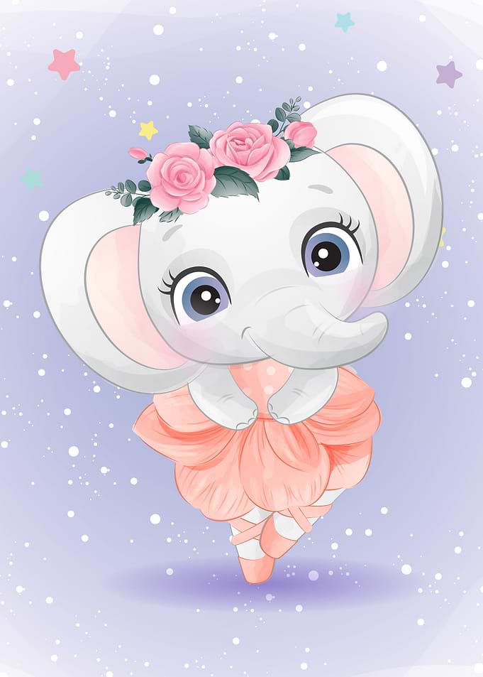 Cute Elepant Ballet