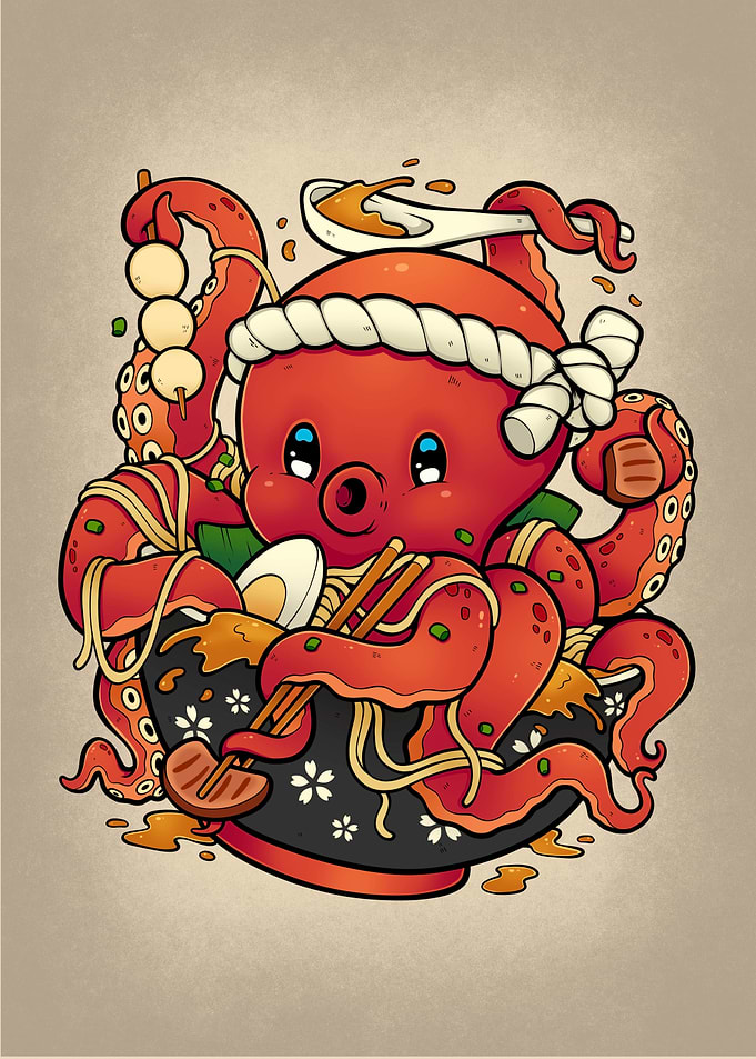 Ramen Octopus