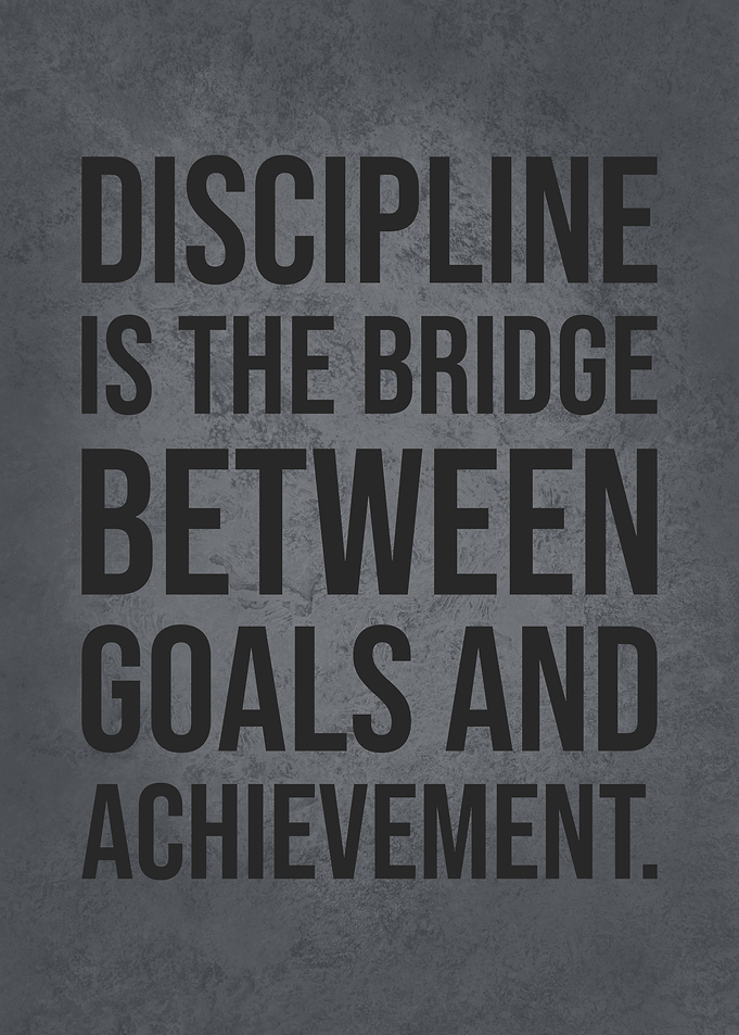 Discipline Is The Bridge