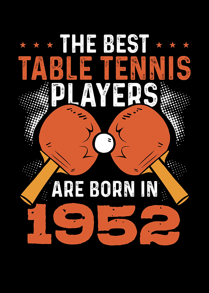 Table tennis player 1952