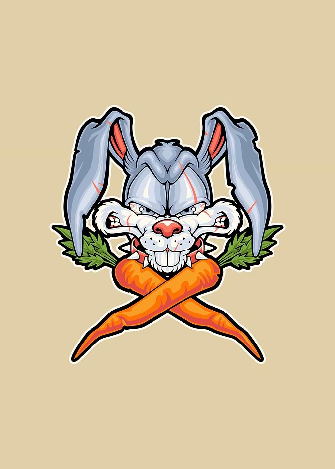 mad rabbit cartoon