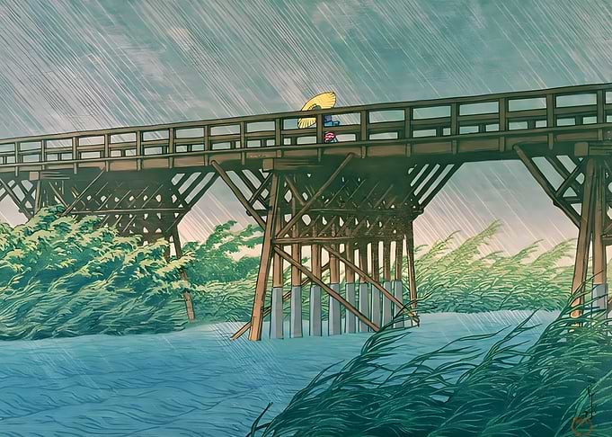 Ukiyo e IMAIBASHI SHOWER