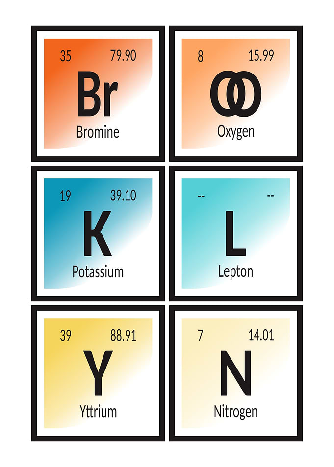Brooklyn Periodic Table