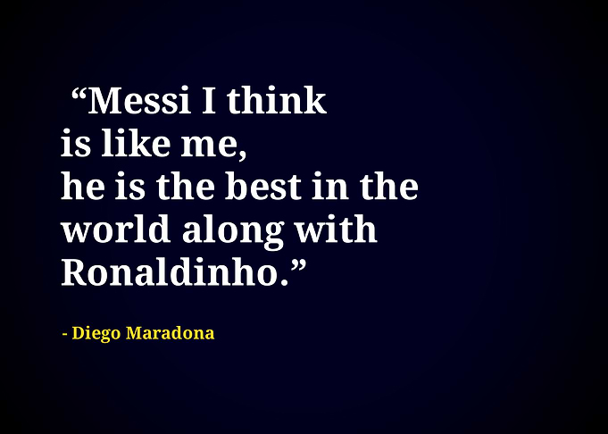 Diego Maradona quotes
