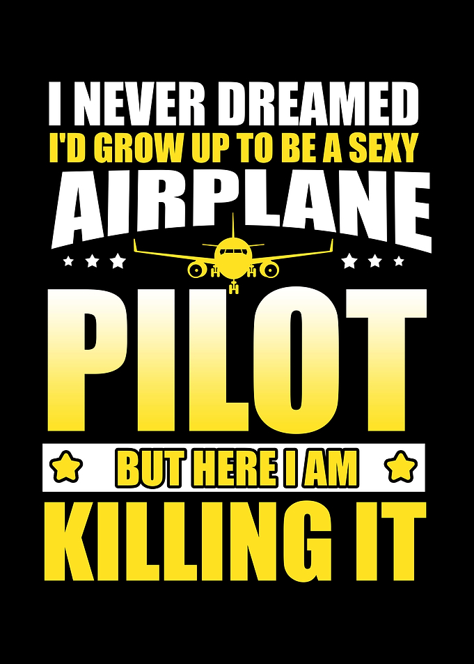 Funny Airplane Pilot