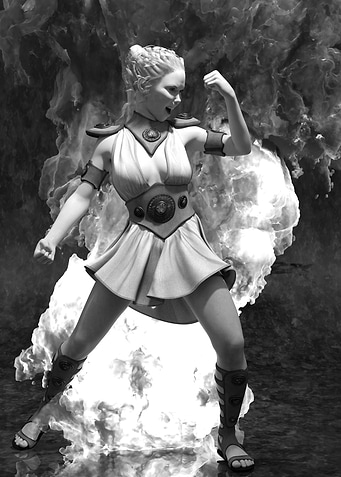 Greek Fantasy Warrior