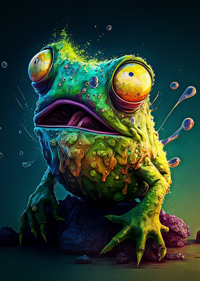 Meme Green Frog