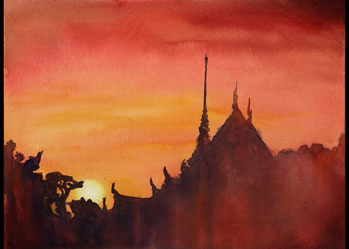 Wat Arun Thailand sunset