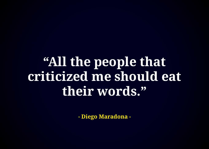 Diego Maradona quotes