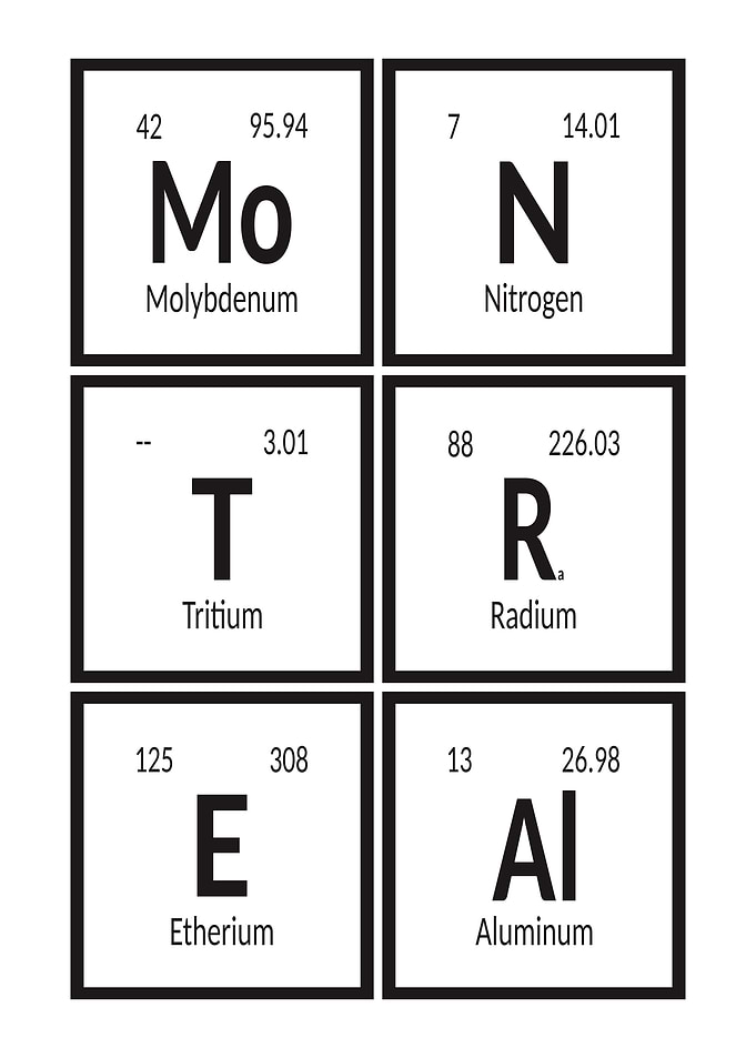 Montreal Periodic Table