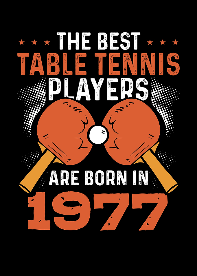 Table tennis player 1977