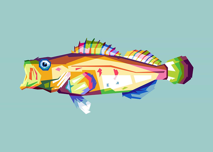 Sea Fish Popart WPAP