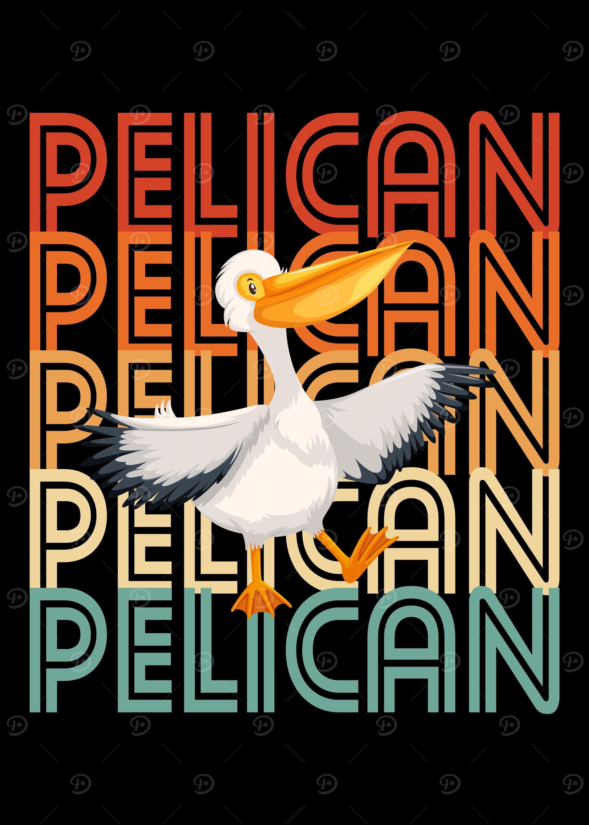 Retro Pelican