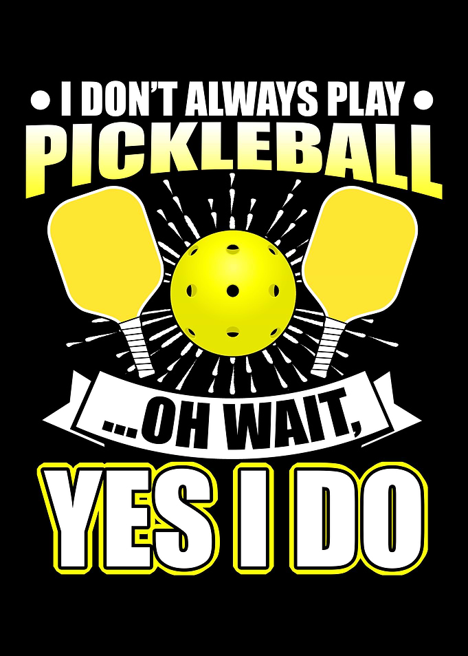 Funny Pickleball Player