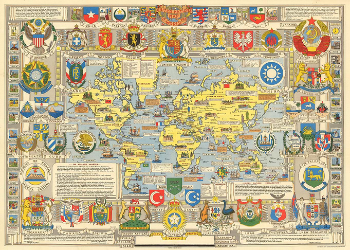 United Nations World Map