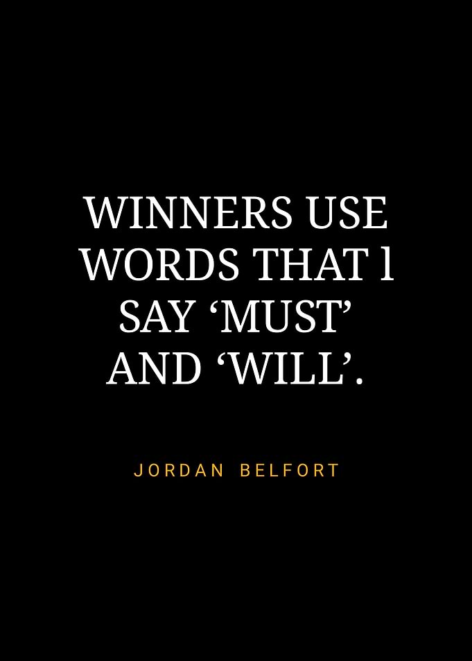 Jordan Belfort quotes