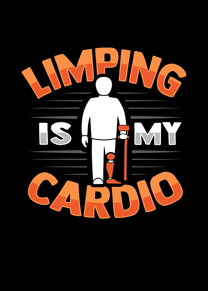 Limping Amputee Joke Leg