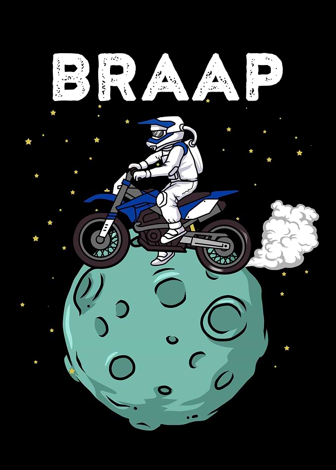 Braap Gift Men Dirt Bike