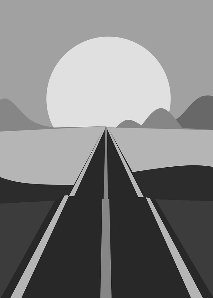 black mount illustration