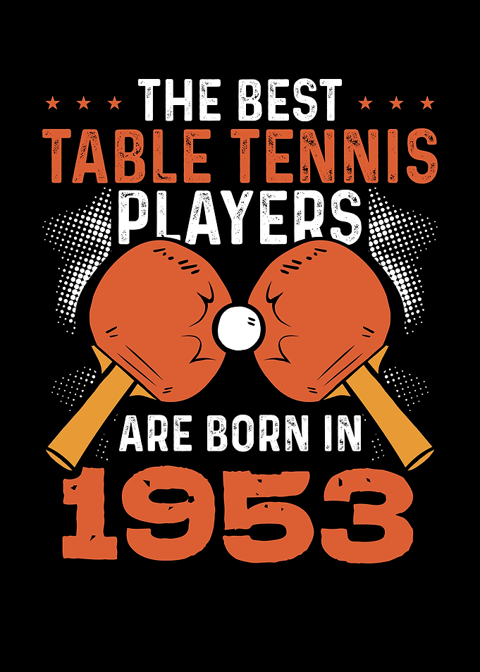 Table tennis player 1953