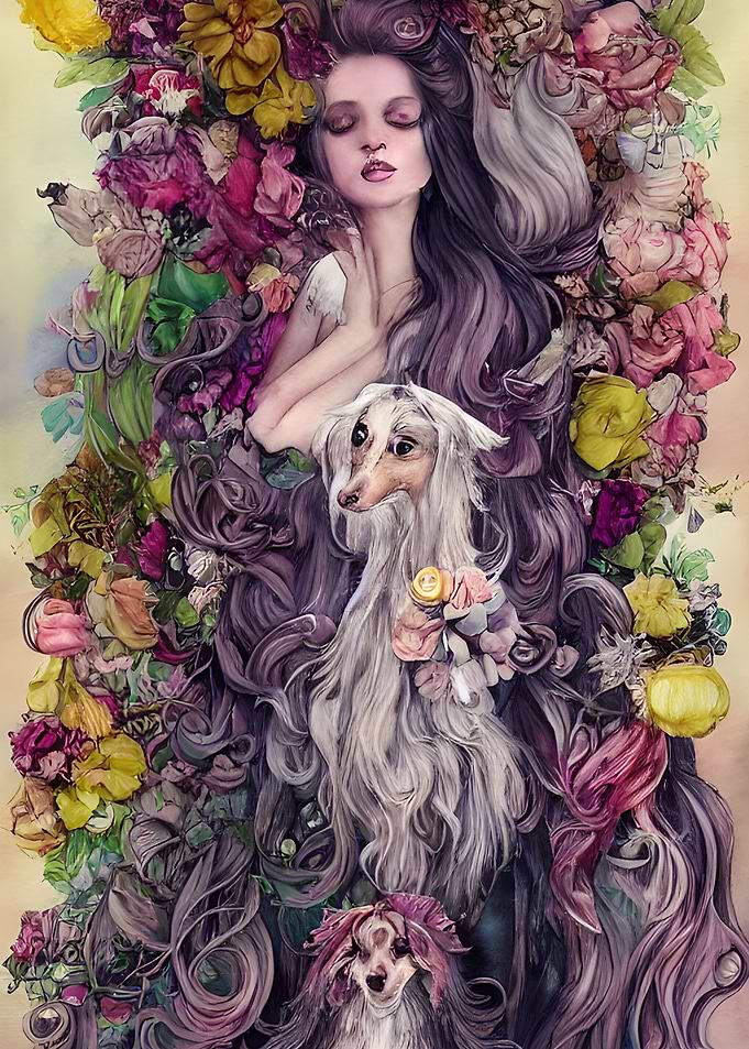 Beautiful Dog Goddess