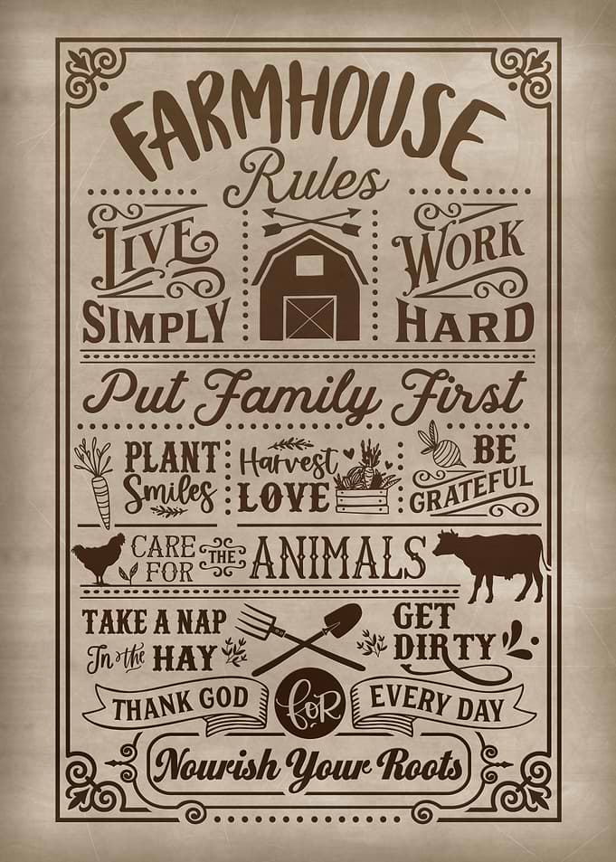 Farmhouse Rules