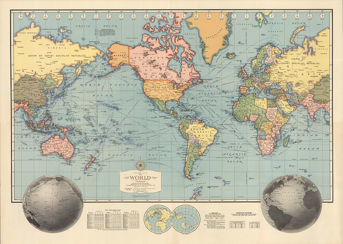 World Map 1948