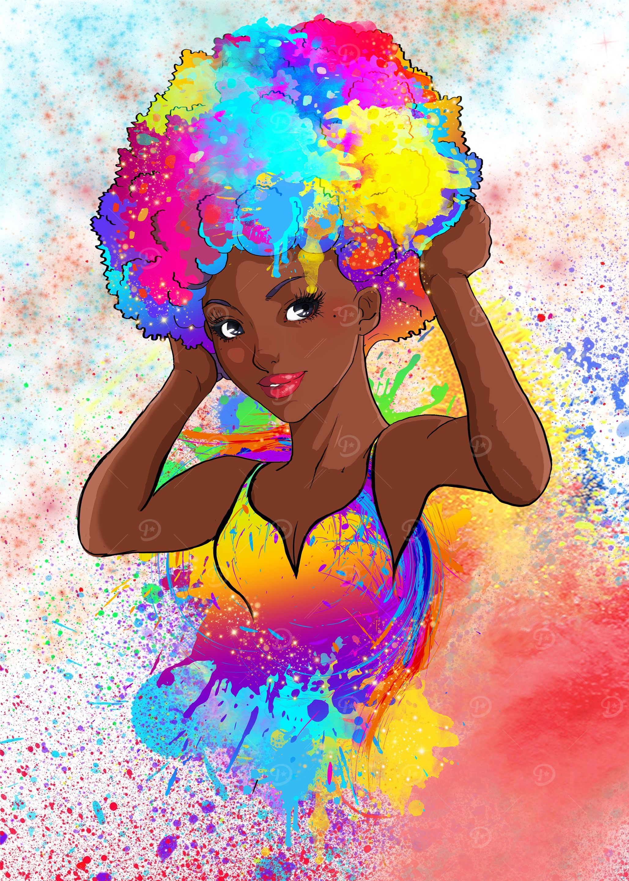 Beautiful black Woman