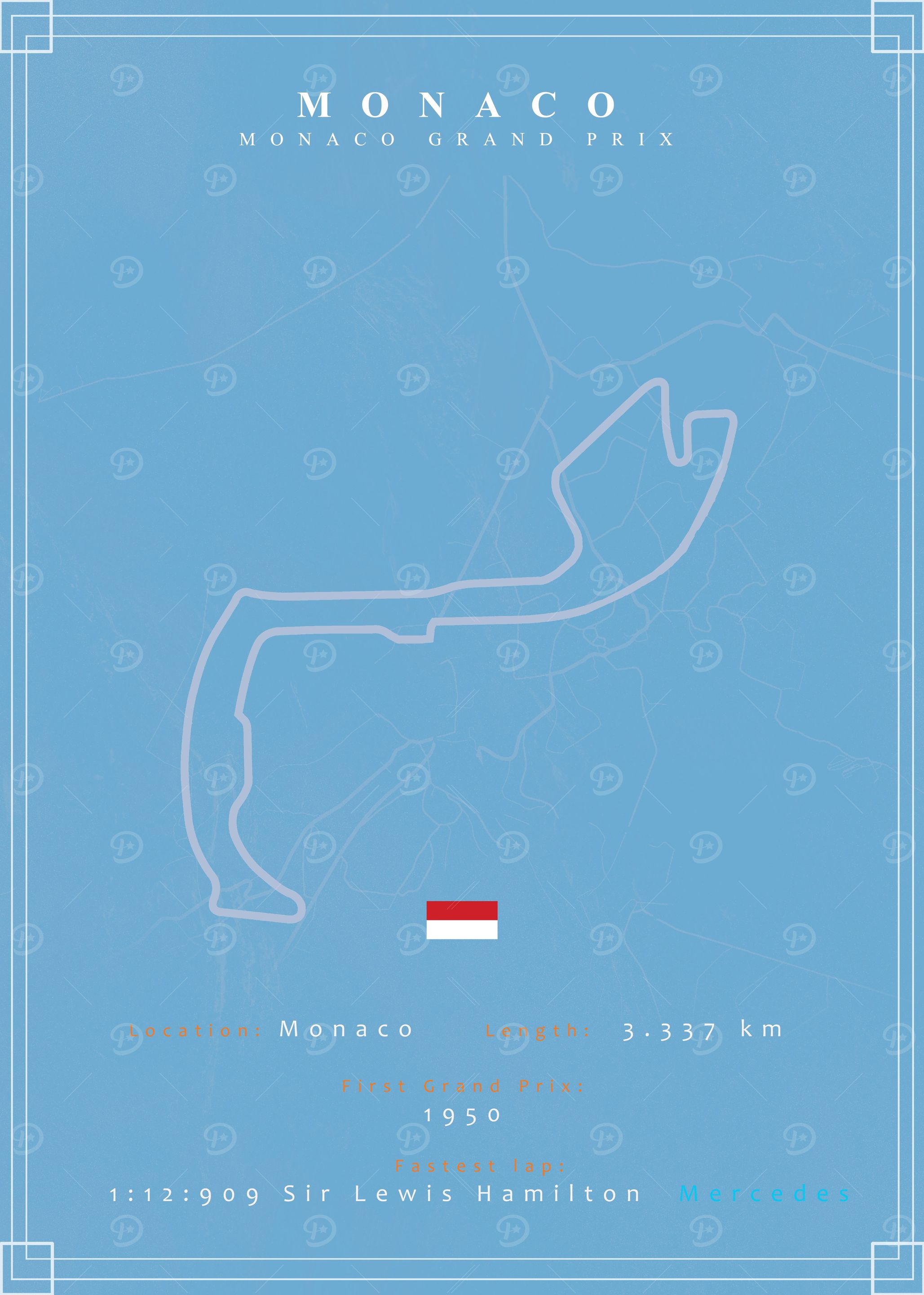 Monaco Formula 1 Track