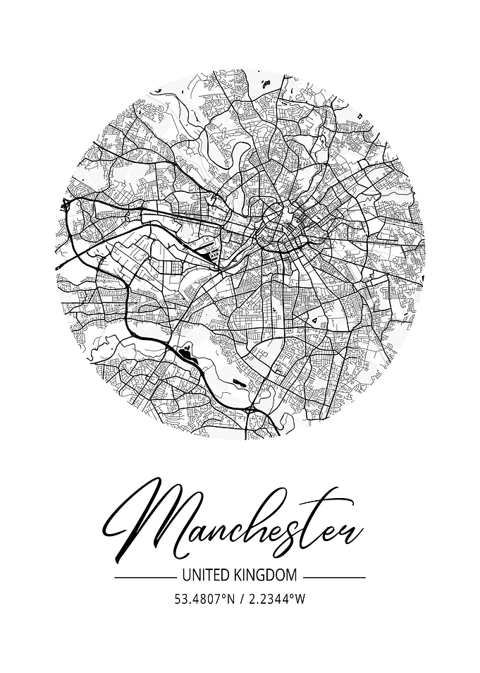 Manchester City Map