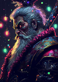 Cyberpunk Santa