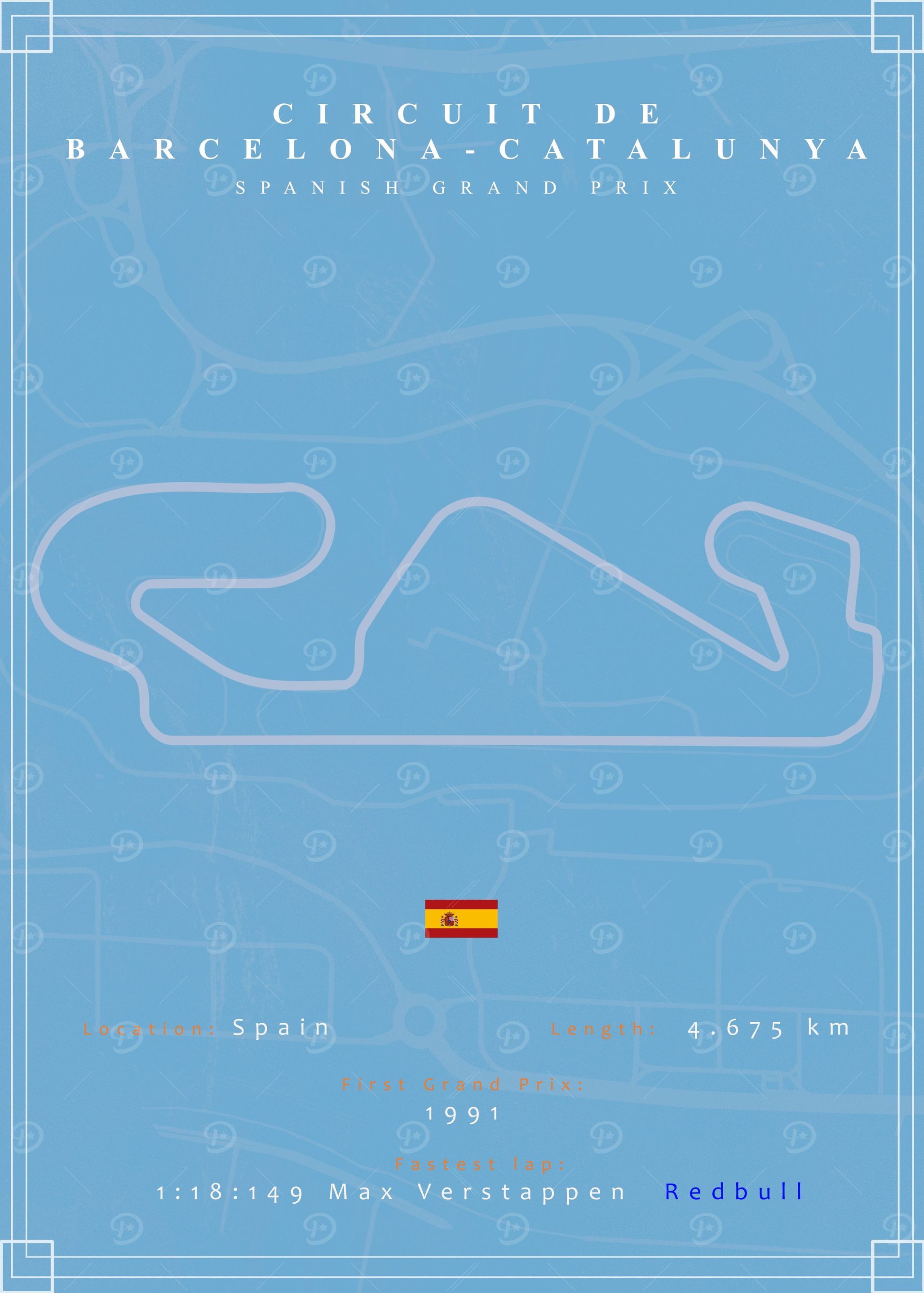 Catalunya Formula 1 Track