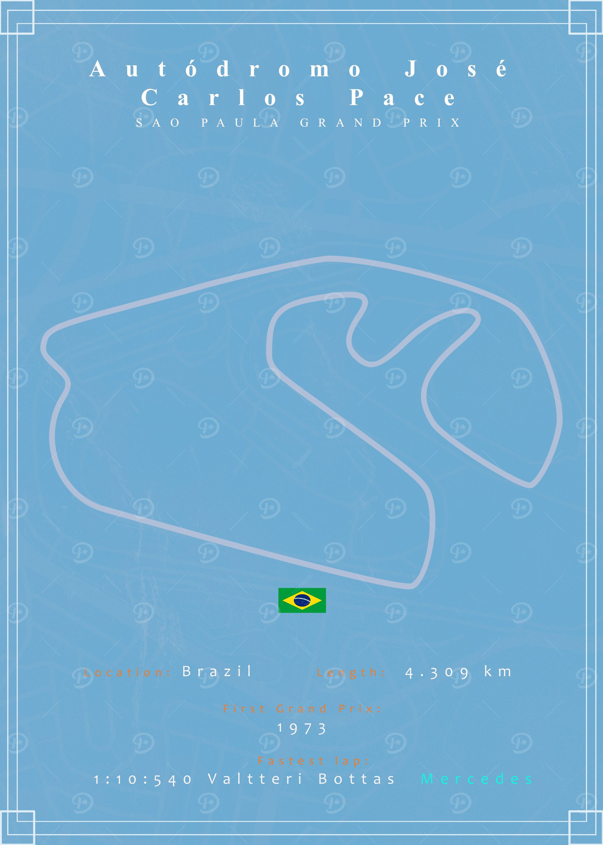 Interlagos Formula 1 Track