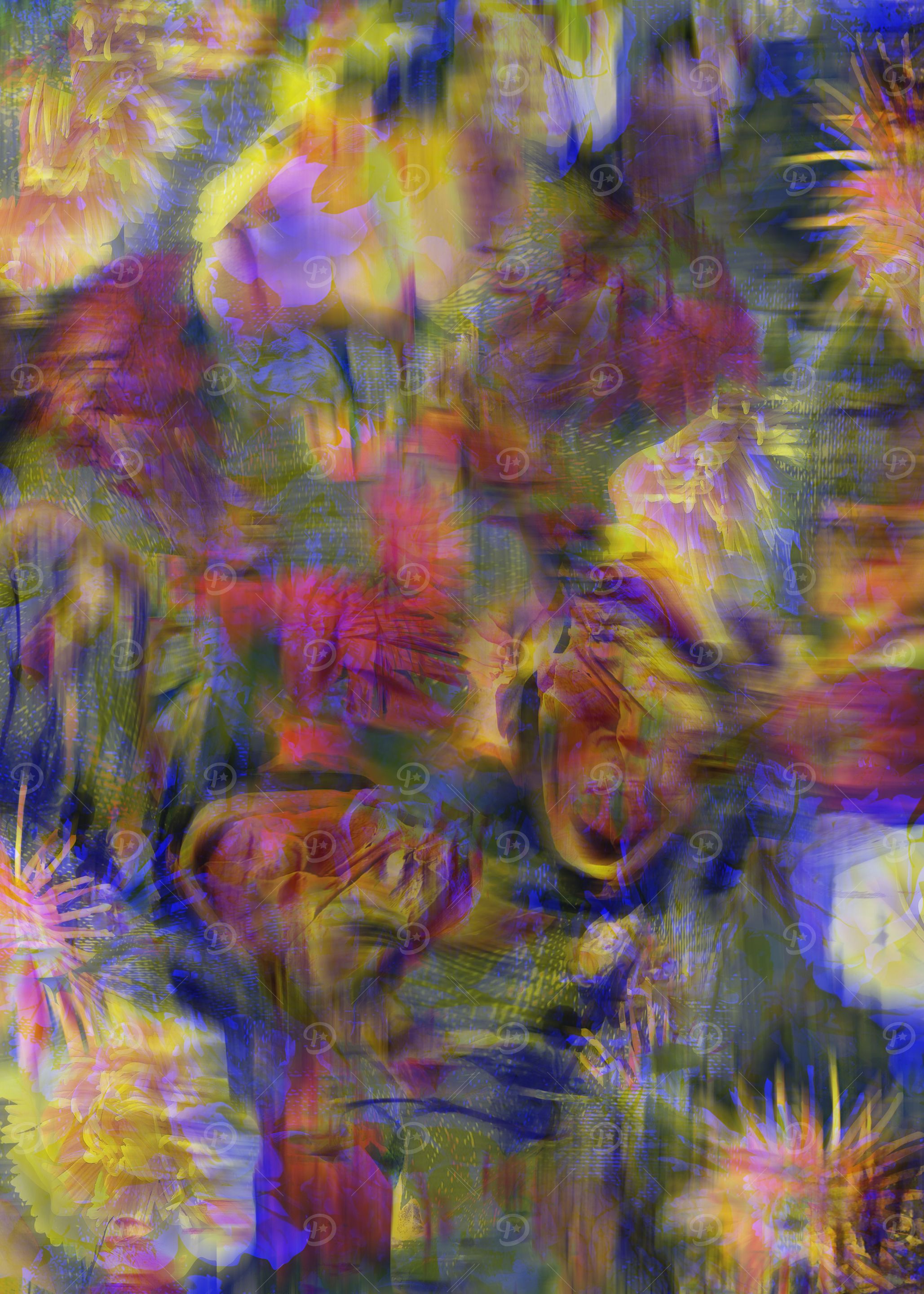 Bright garden