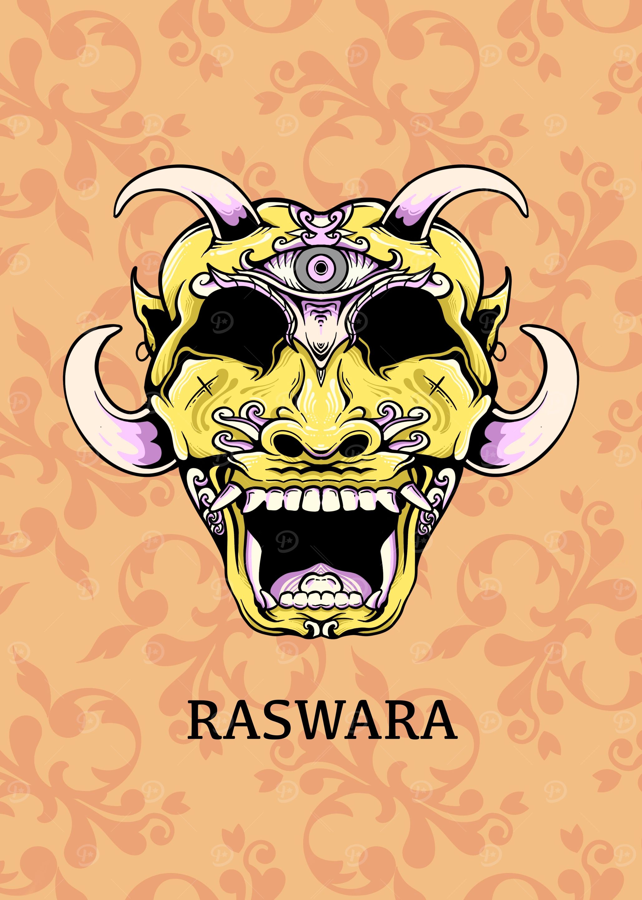 Traditional mask Rangda
