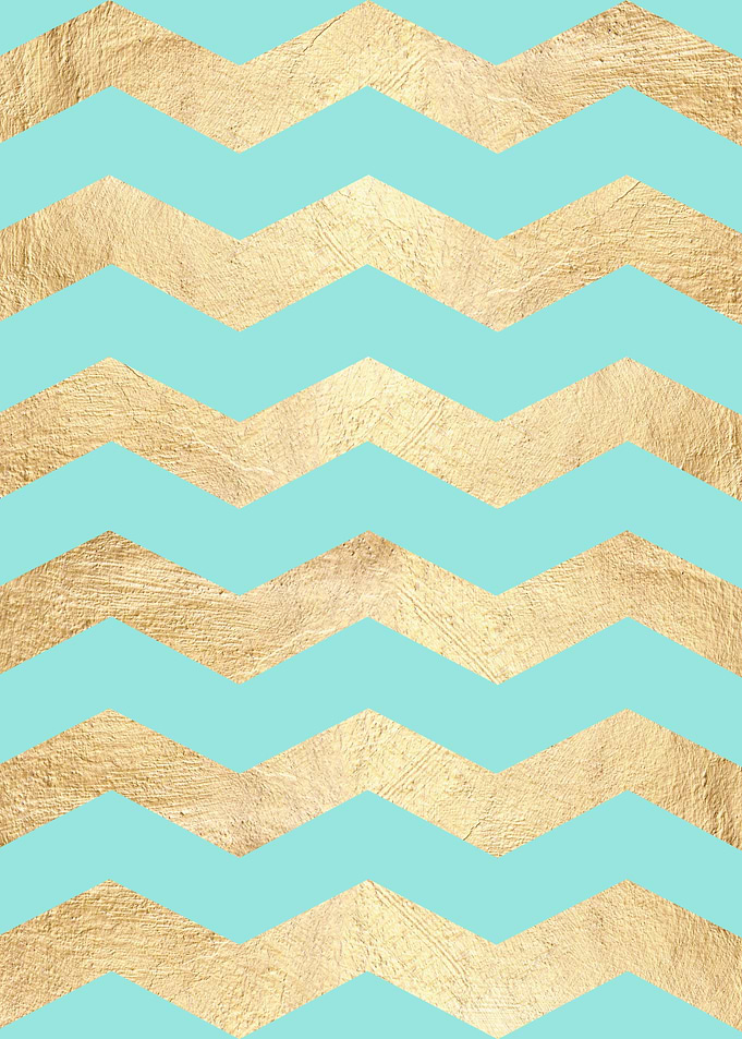 Chevron and gold