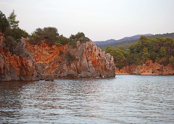 Skala private Greek beach