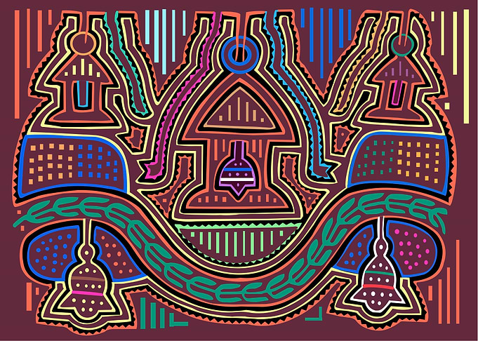 Mola christmas poster