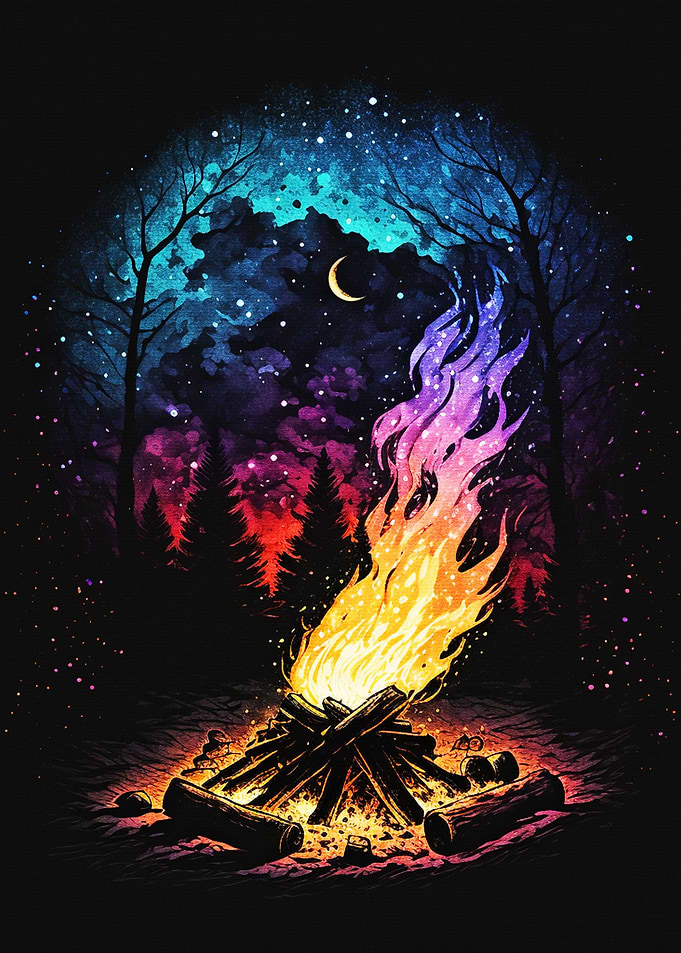 Nice galaxy campfire
