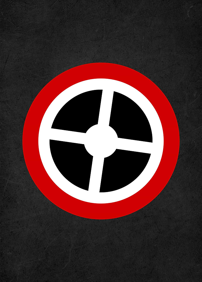 sper smash bros sign badge
