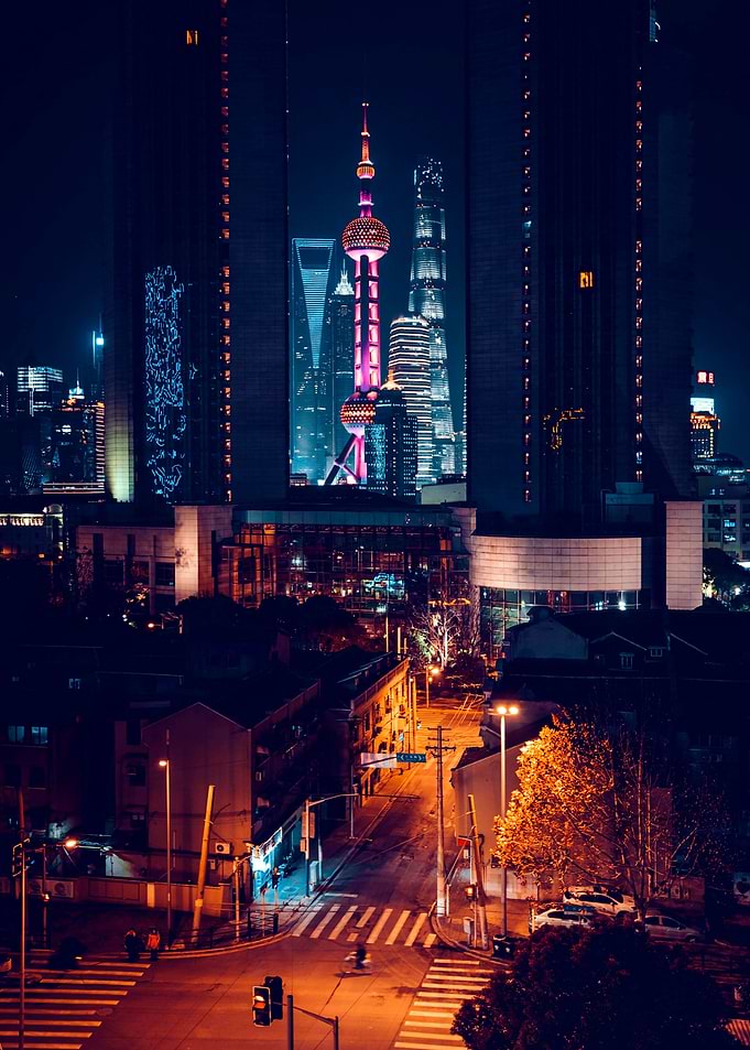 City Night Futuristic