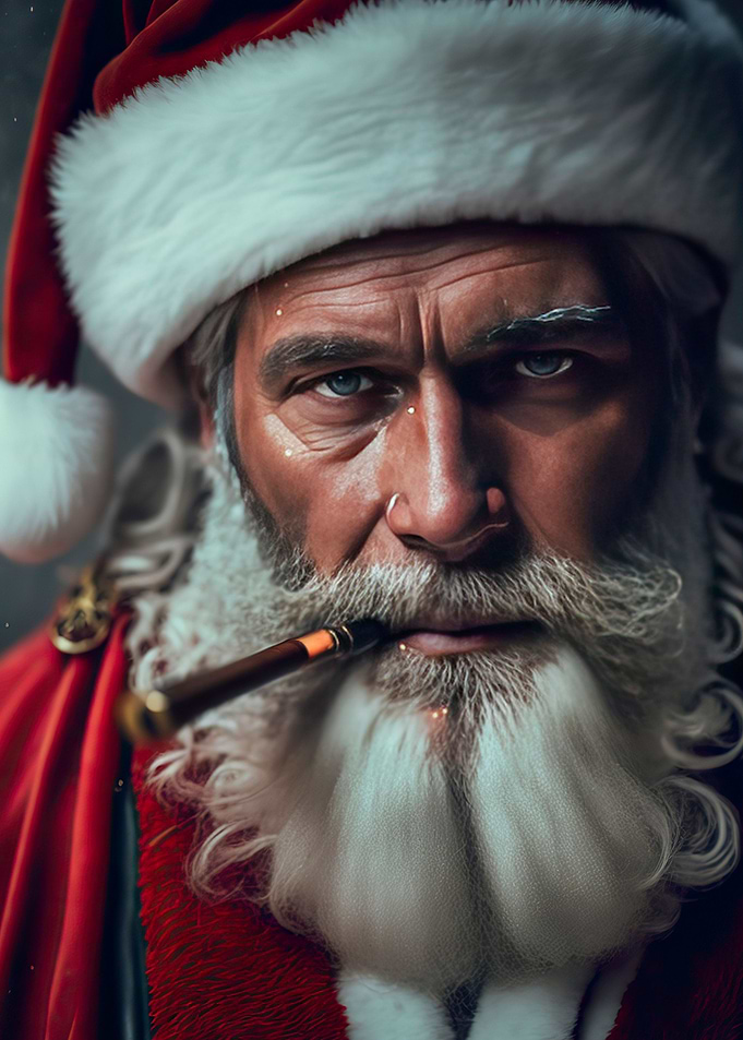 Portrait of Santa