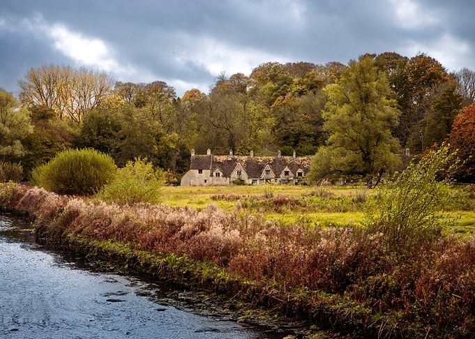 Landscape in Bibury