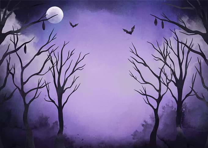Halloween Spooky Trees